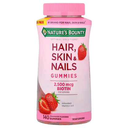 NATURES BOUNTY HAIR SKIN AND NAILS 140 GOMITAS