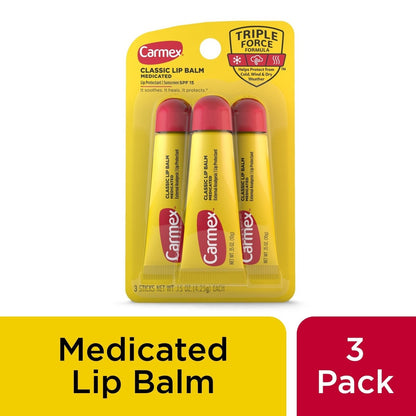 Carmex Balsamo Labial Clasico Medicado X 3