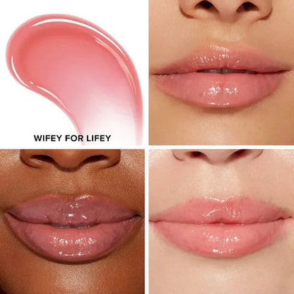 Brillo Labial Lip Injection Too Faced Sexy Lips. Color Nude