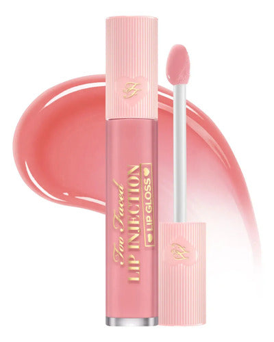 Brillo Labial Lip Injection Too Faced Sexy Lips. Color Nude